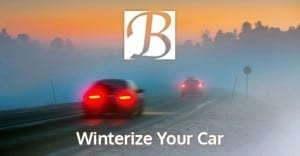 Winterize your car